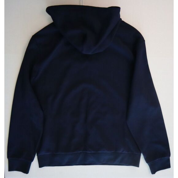 Polo Ralph Lauren Men's Sz L Navy Blue Logo Double Knit Pullover Hoodie - Picture 11 of 13